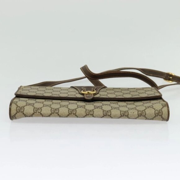 GUCCI GG Supreme Shoulder Bag PVC Beige Gold 904 02 050 Auth ep10698 - Picture 6 of 16